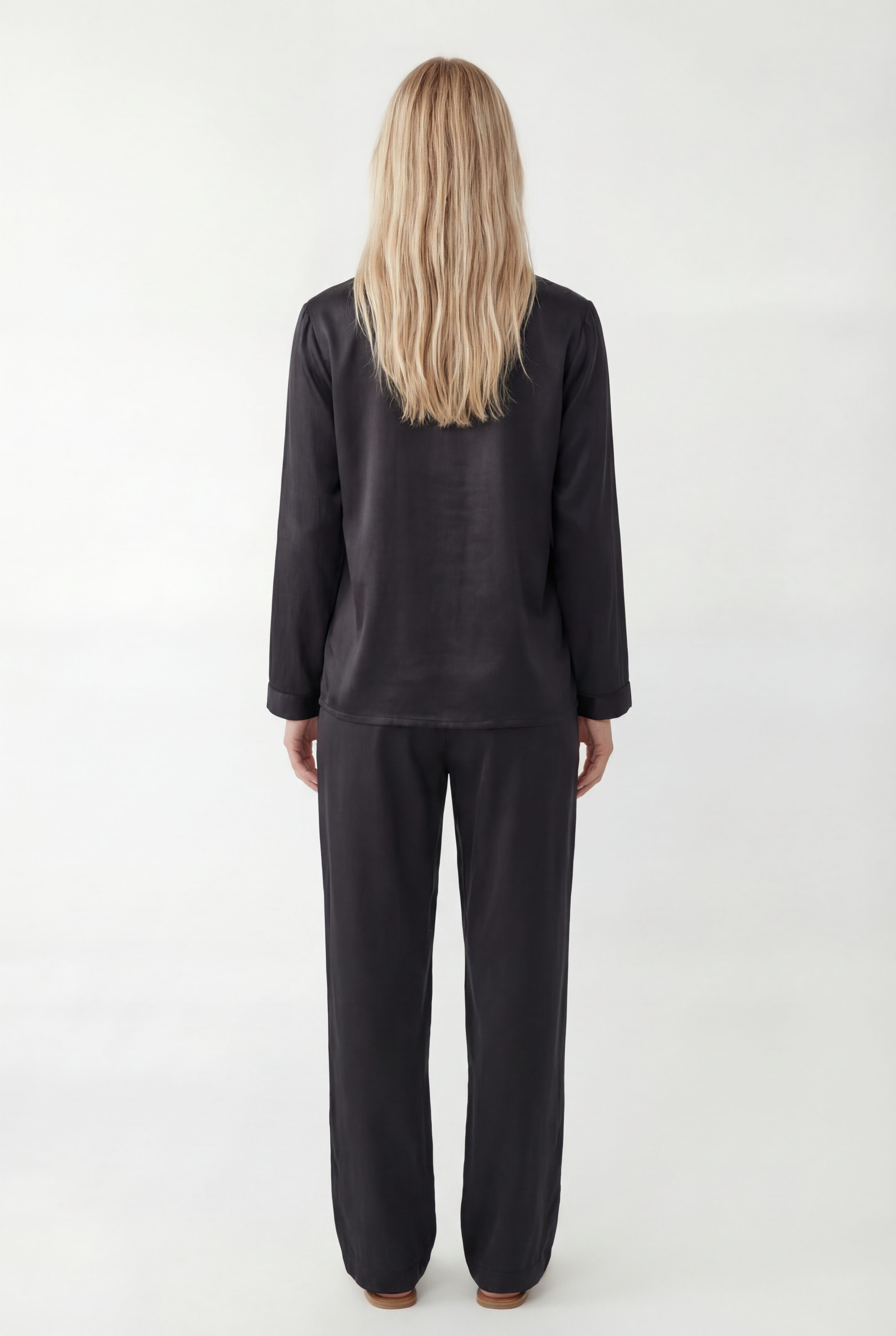 Ilgas Premium Šilko Pižamos Komplektas