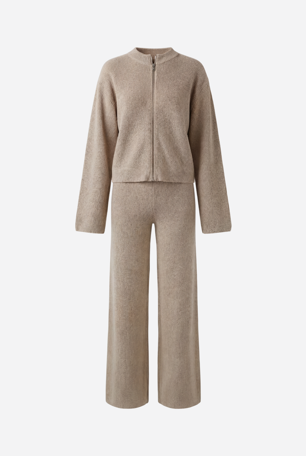 Megztas su užtrauktuku dviejų dalių komplektas