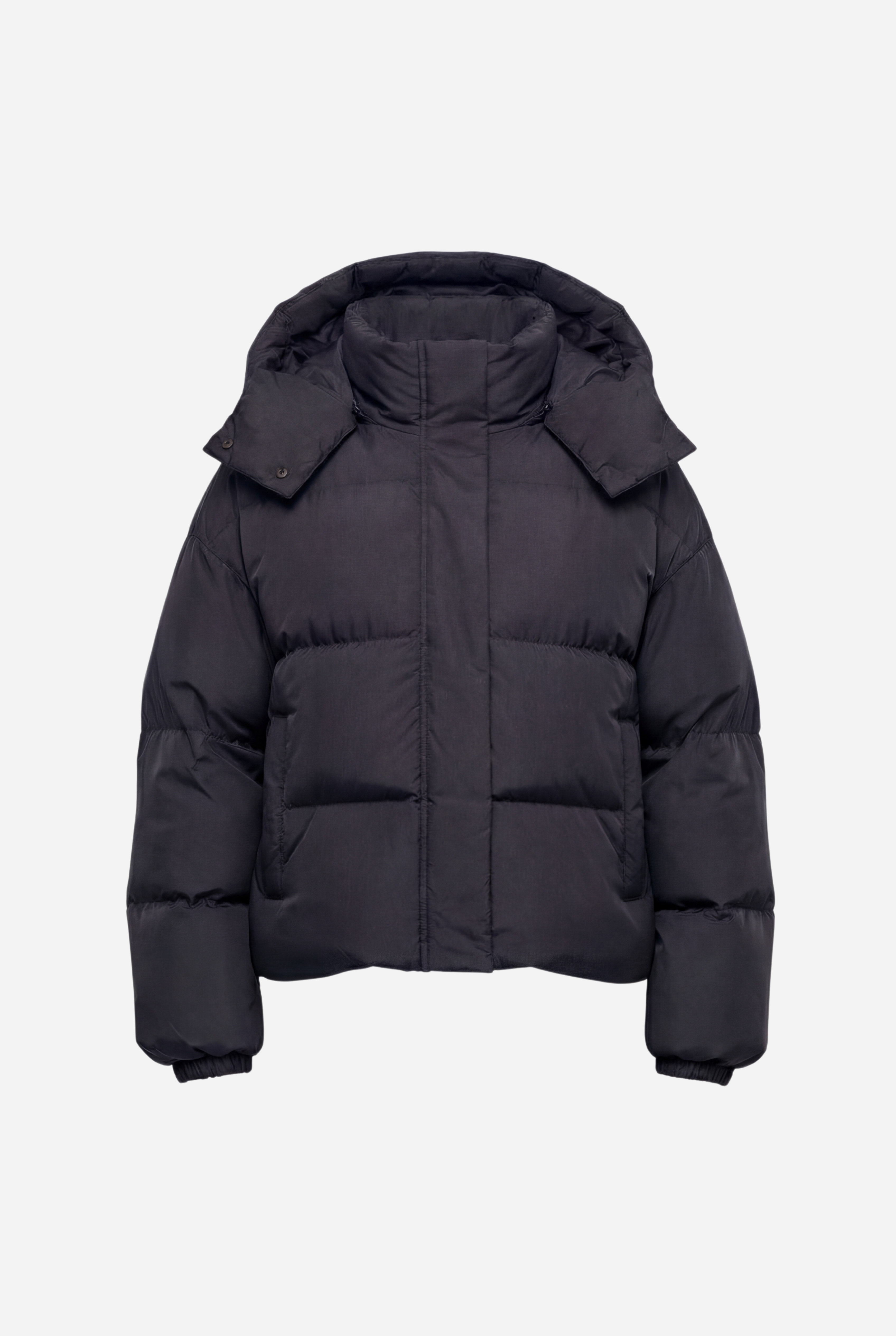 Žieminė pūsta striukė su kapišonu