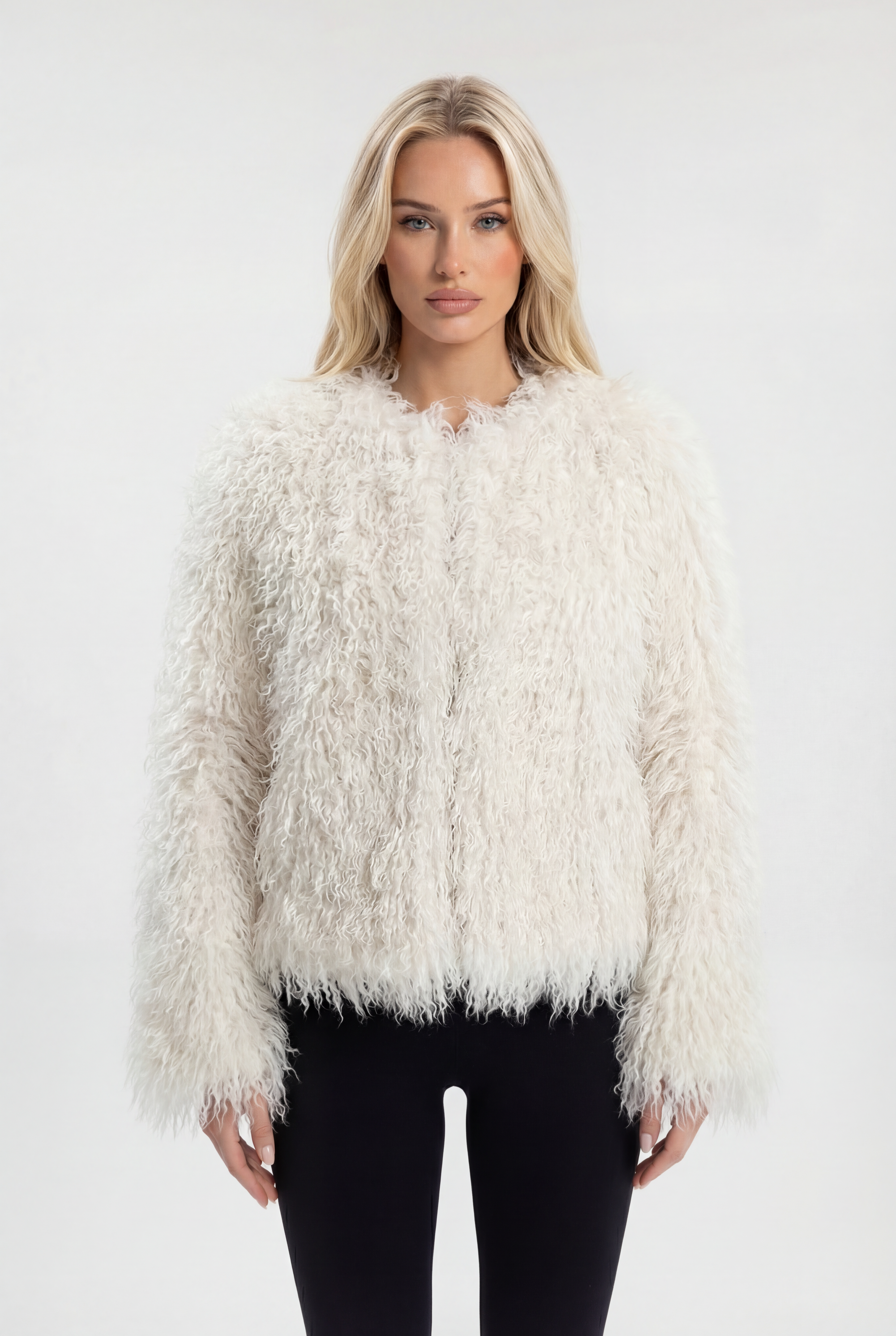 Dirbtinio Kailio Trumpas Paltas