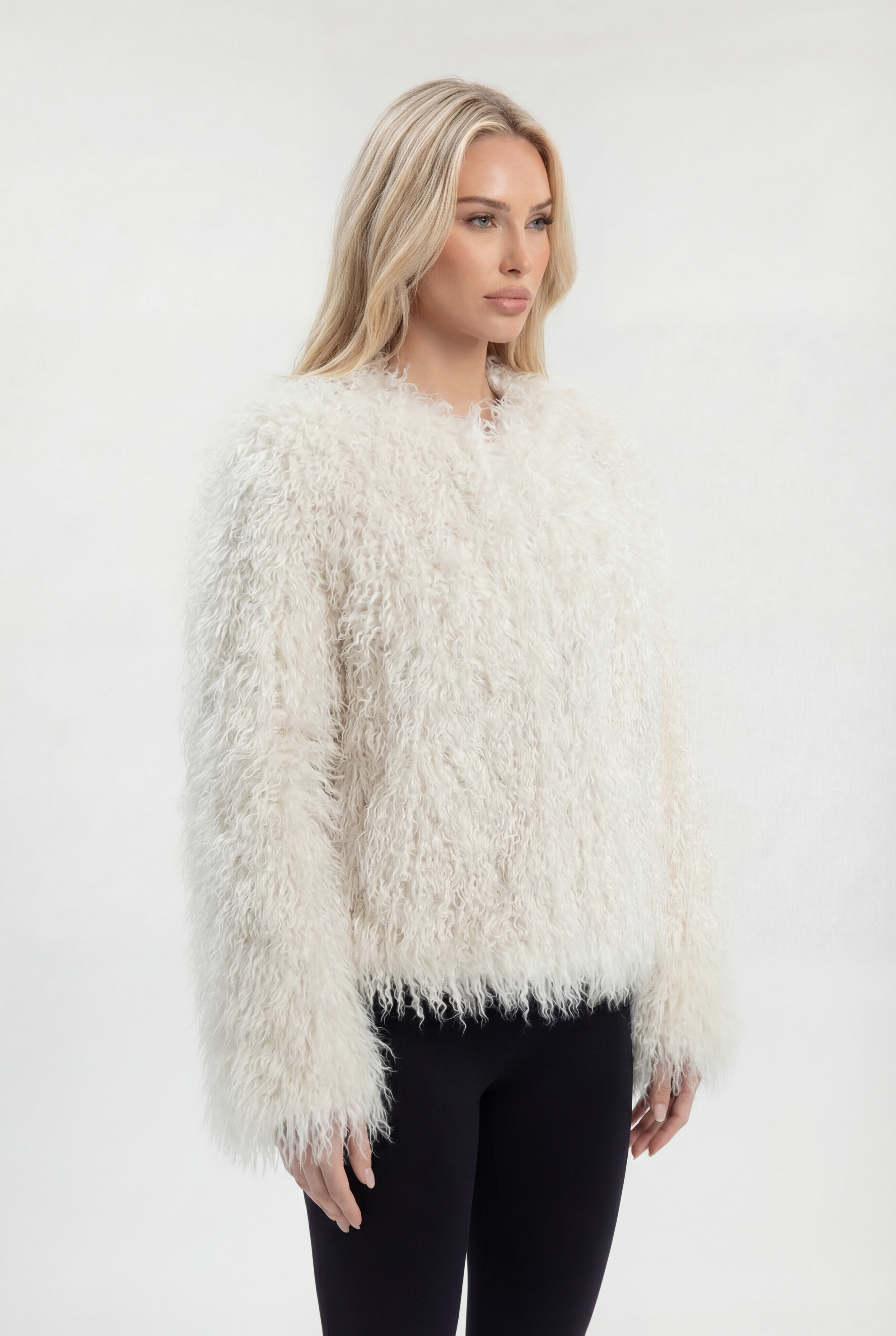 Dirbtinio Kailio Trumpas Paltas