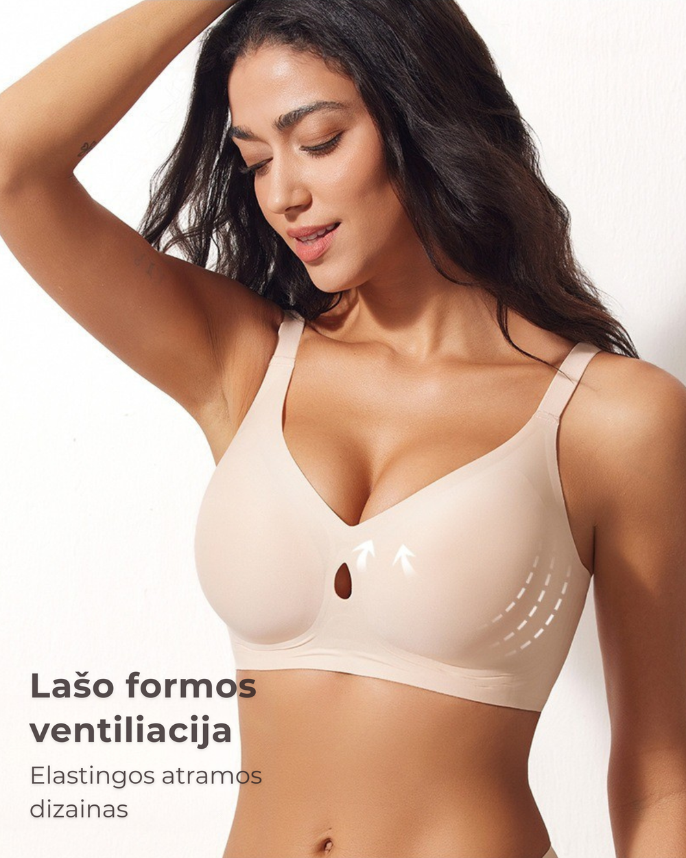 SoftShape besiūlė V formos liemenėlė