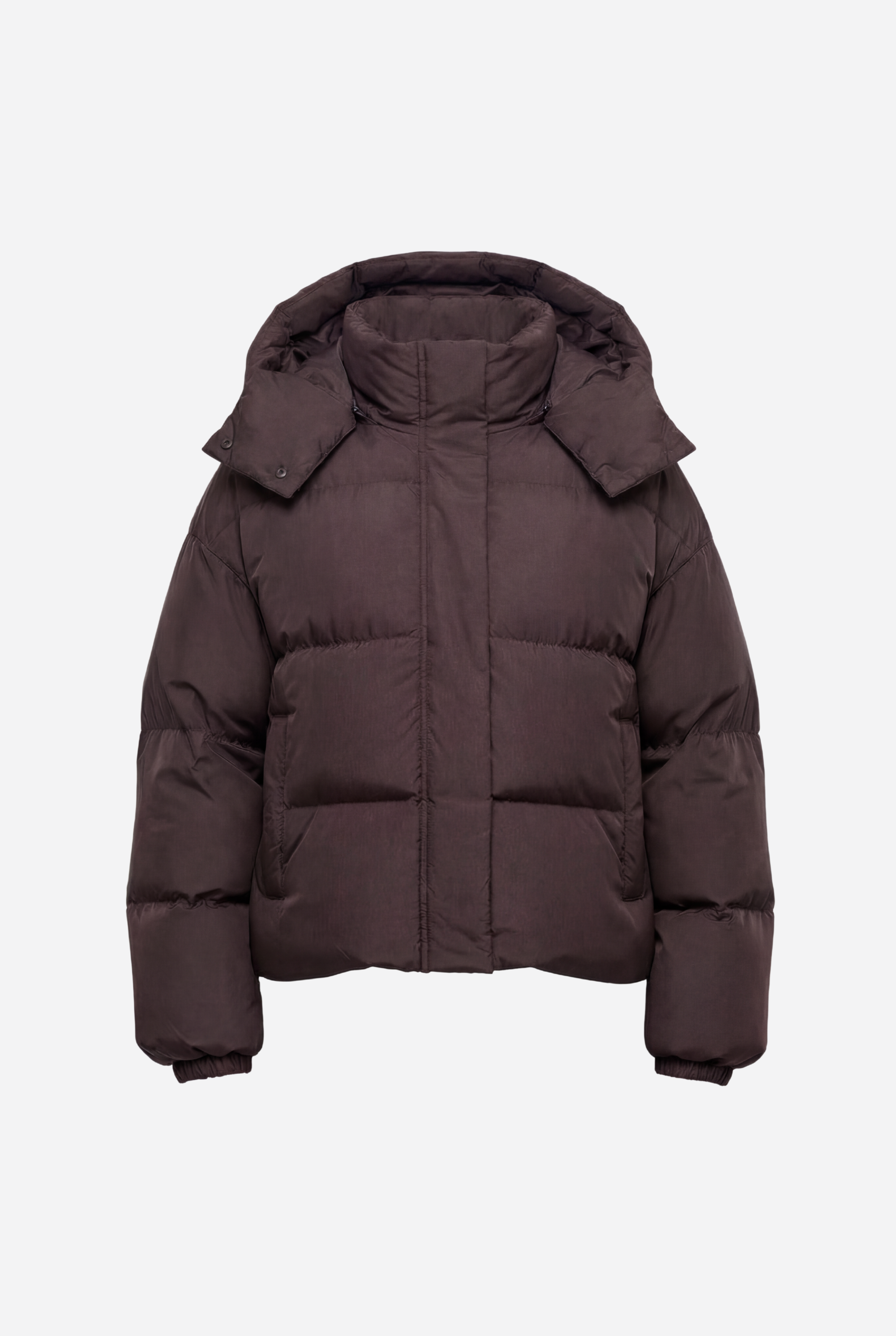 Žieminė pūsta striukė su kapišonu