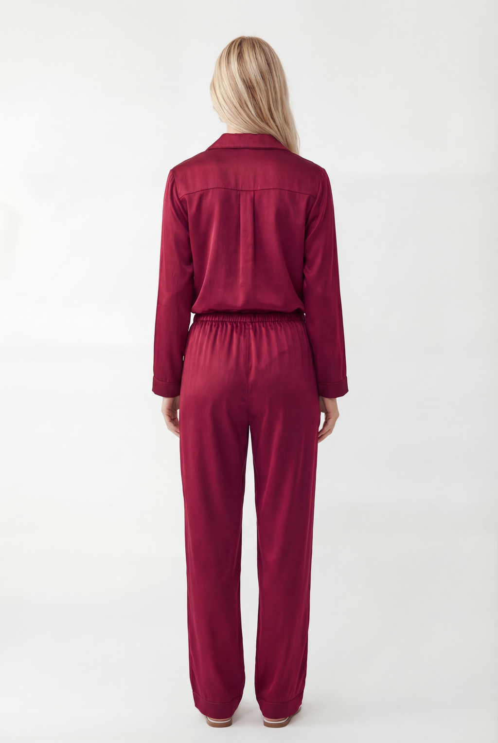 Ilgas Premium Šilko Pižamos Komplektas