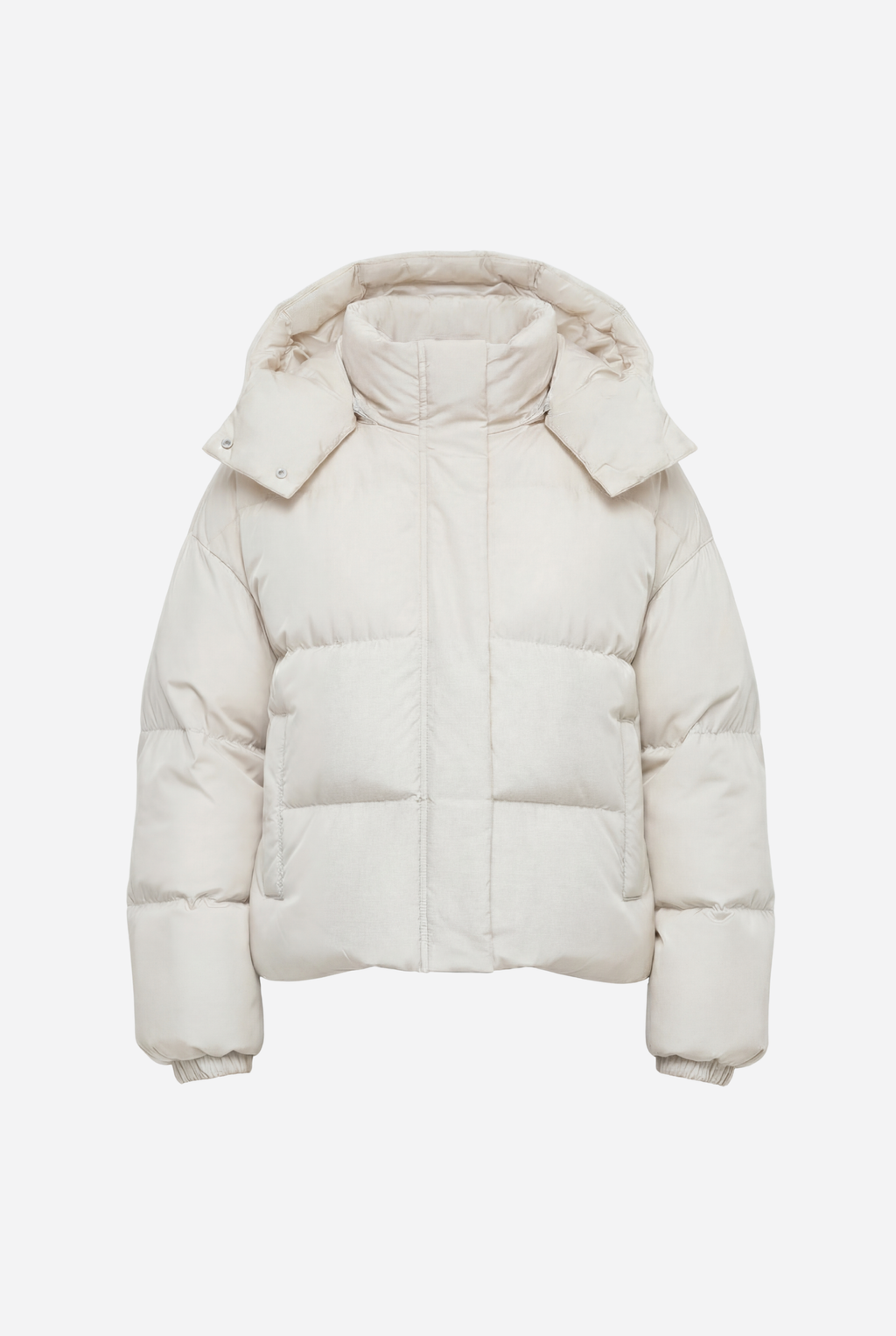 Žieminė pūsta striukė su kapišonu