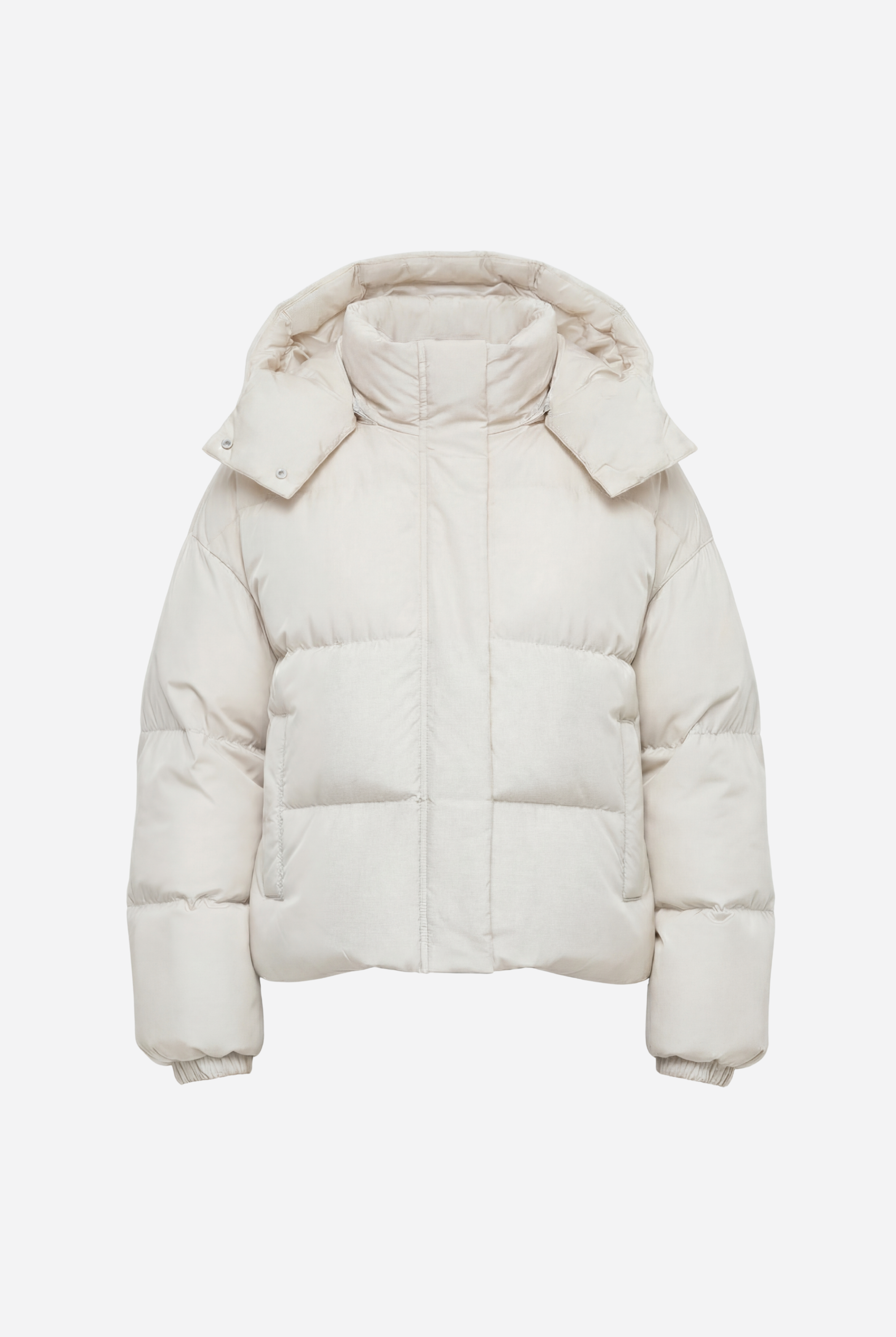 Žieminė pūsta striukė su kapišonu