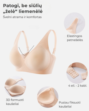 Everyday besiūlė liemenėlė be lankelių