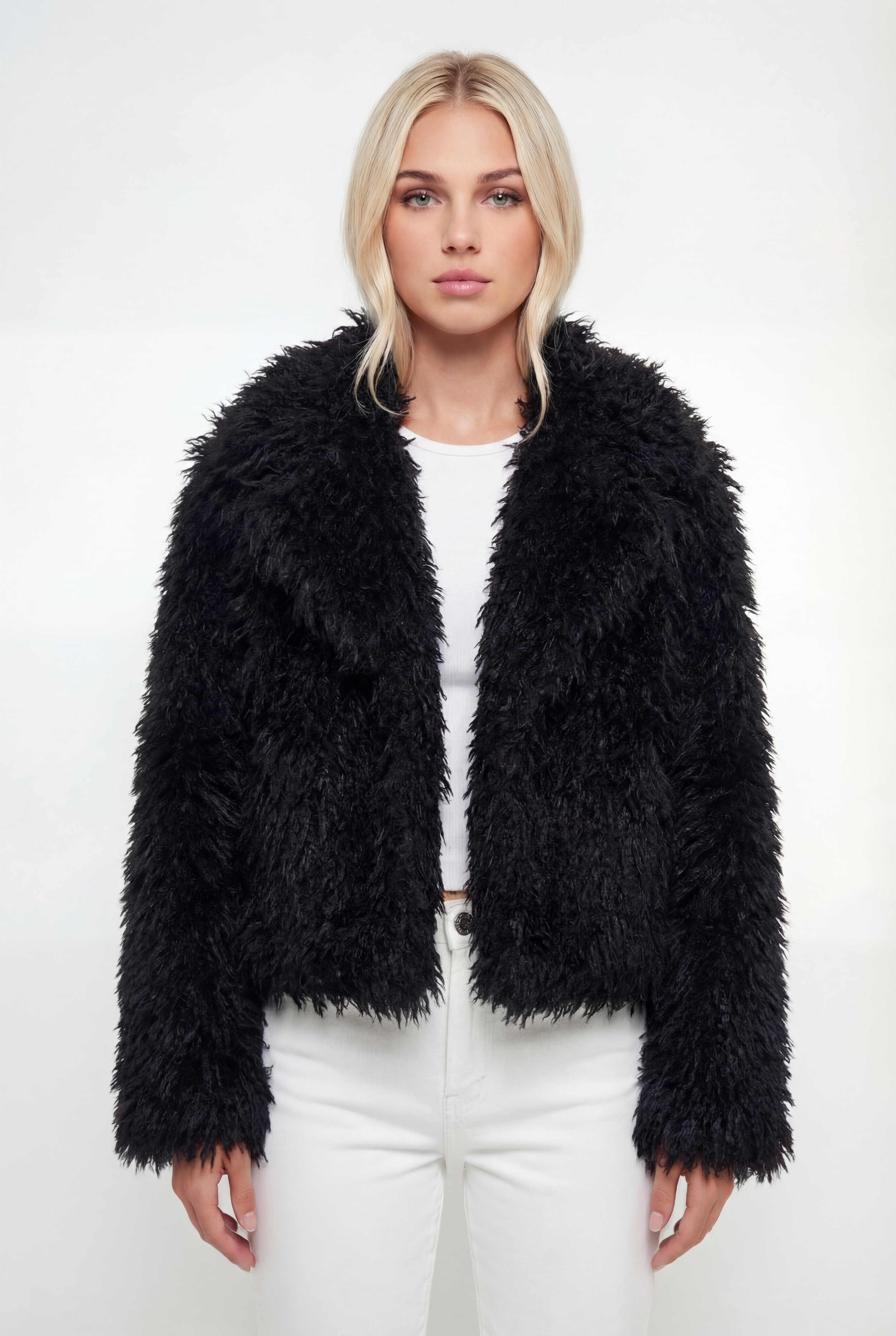 Vyne Dirbtinio Kailio Paltas