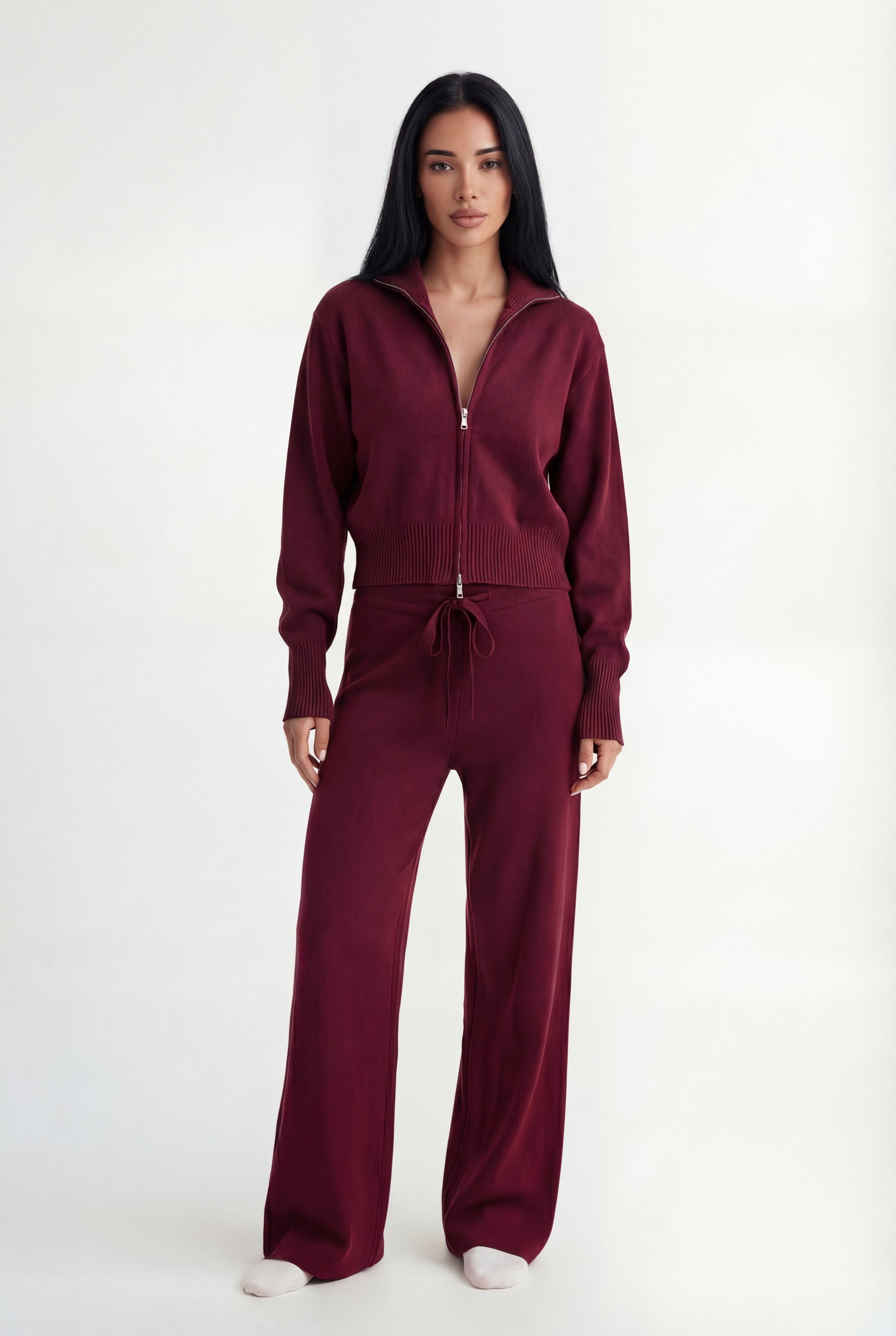 Megztas zip dviejų dalių komplektas