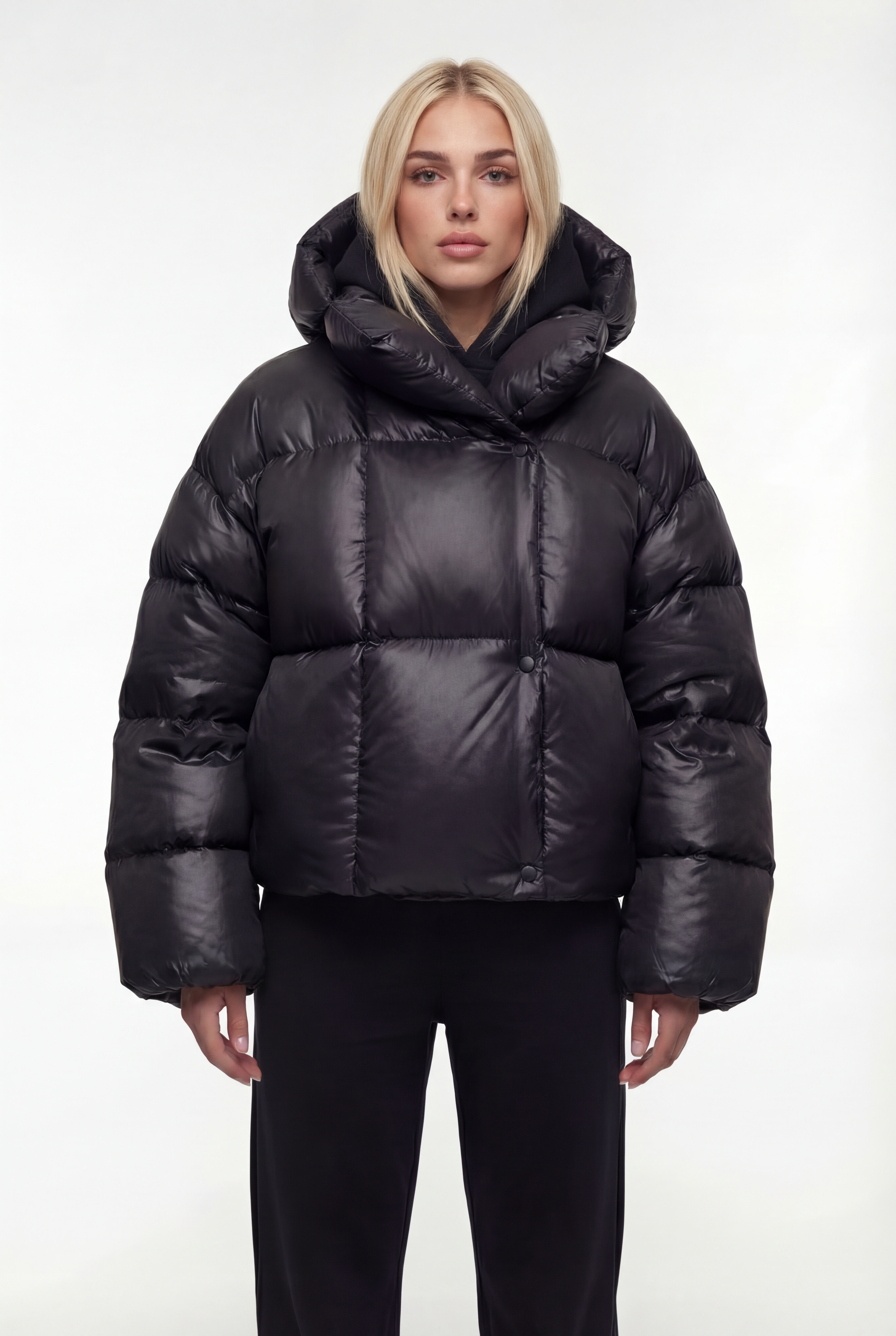 Oversize pūsta žieminė striukė