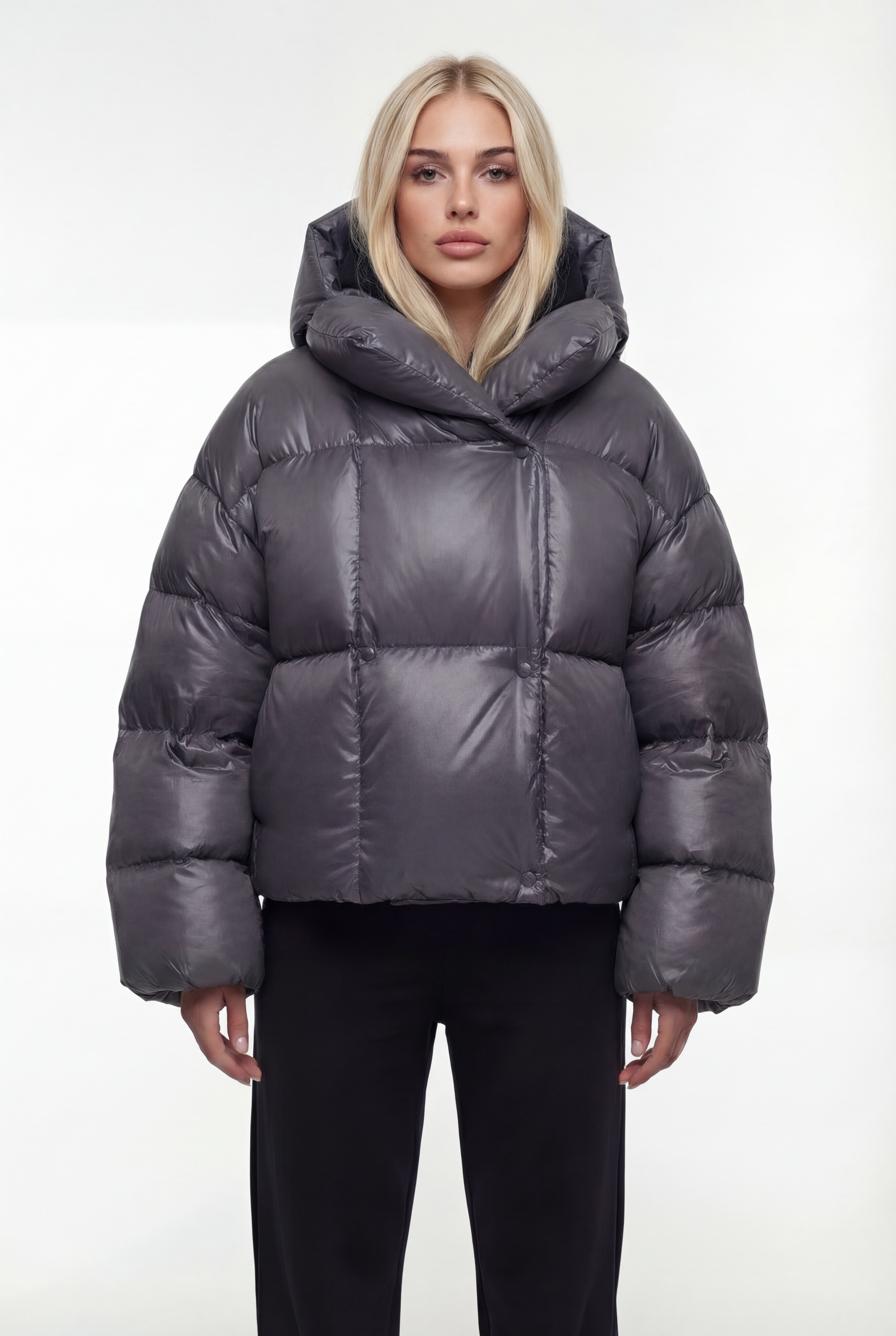 Oversize pūsta žieminė striukė