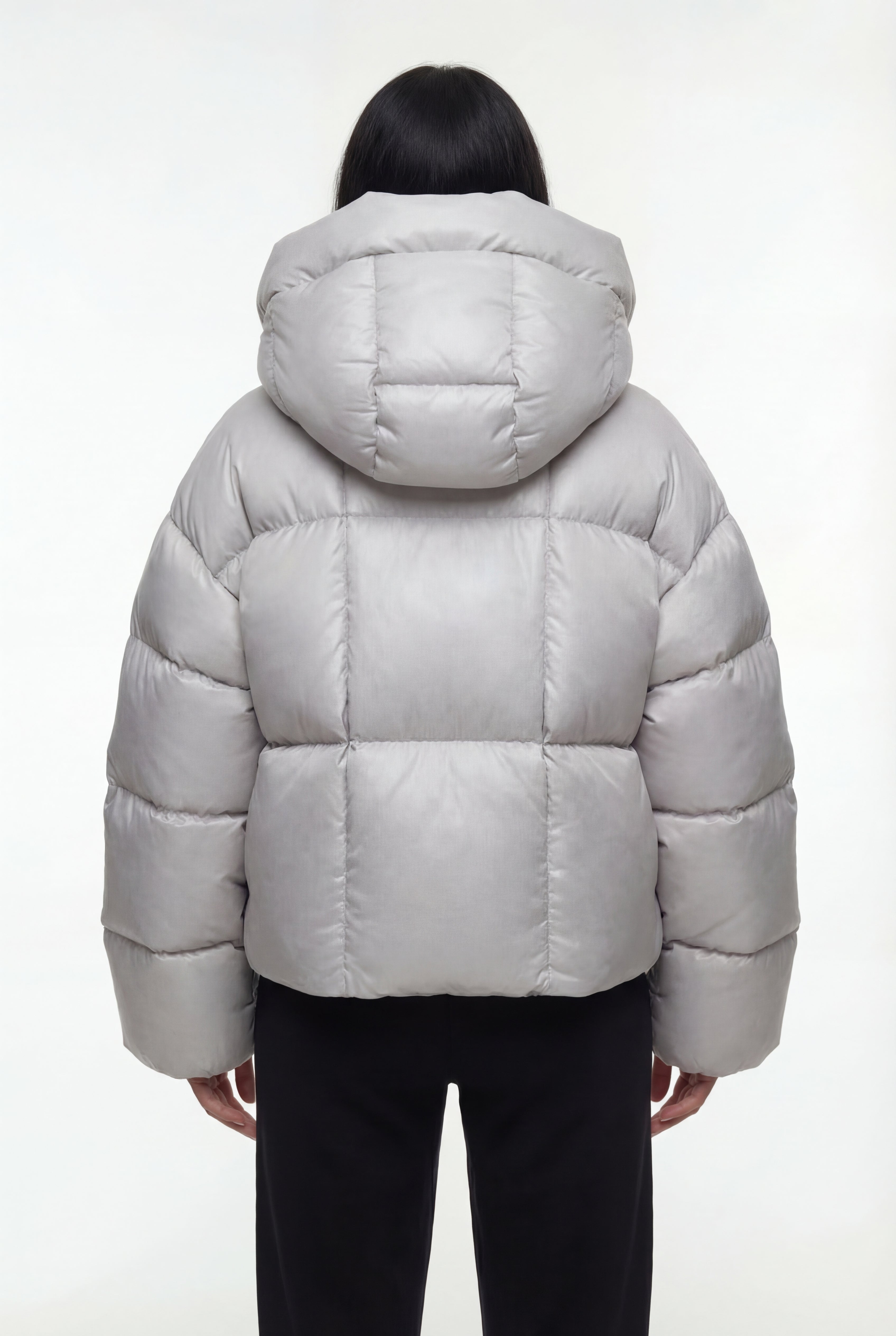 Oversize pūsta žieminė striukė