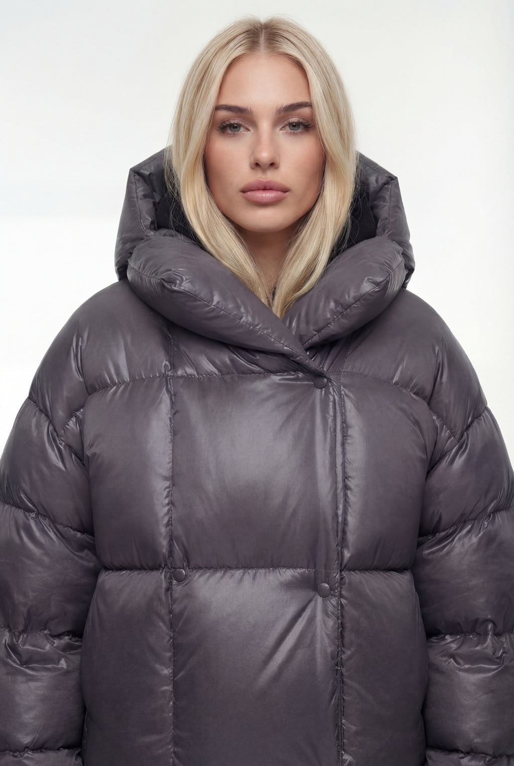 Oversize pūsta žieminė striukė