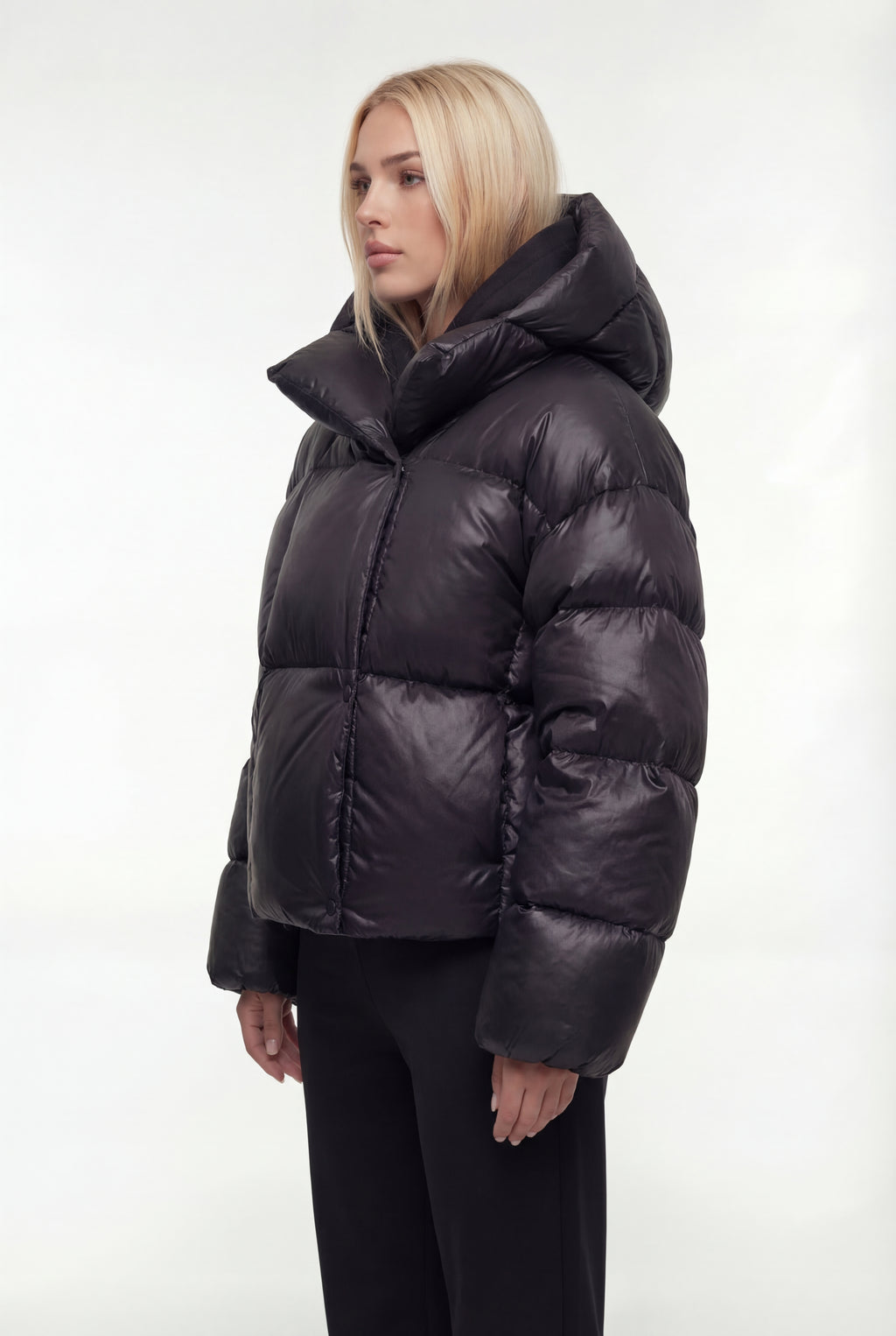 Oversize pūsta žieminė striukė