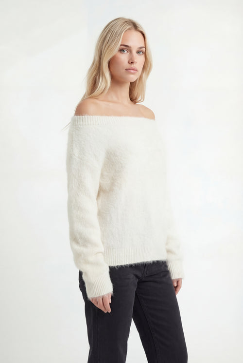 Éliane Pūkuotas Megztinis