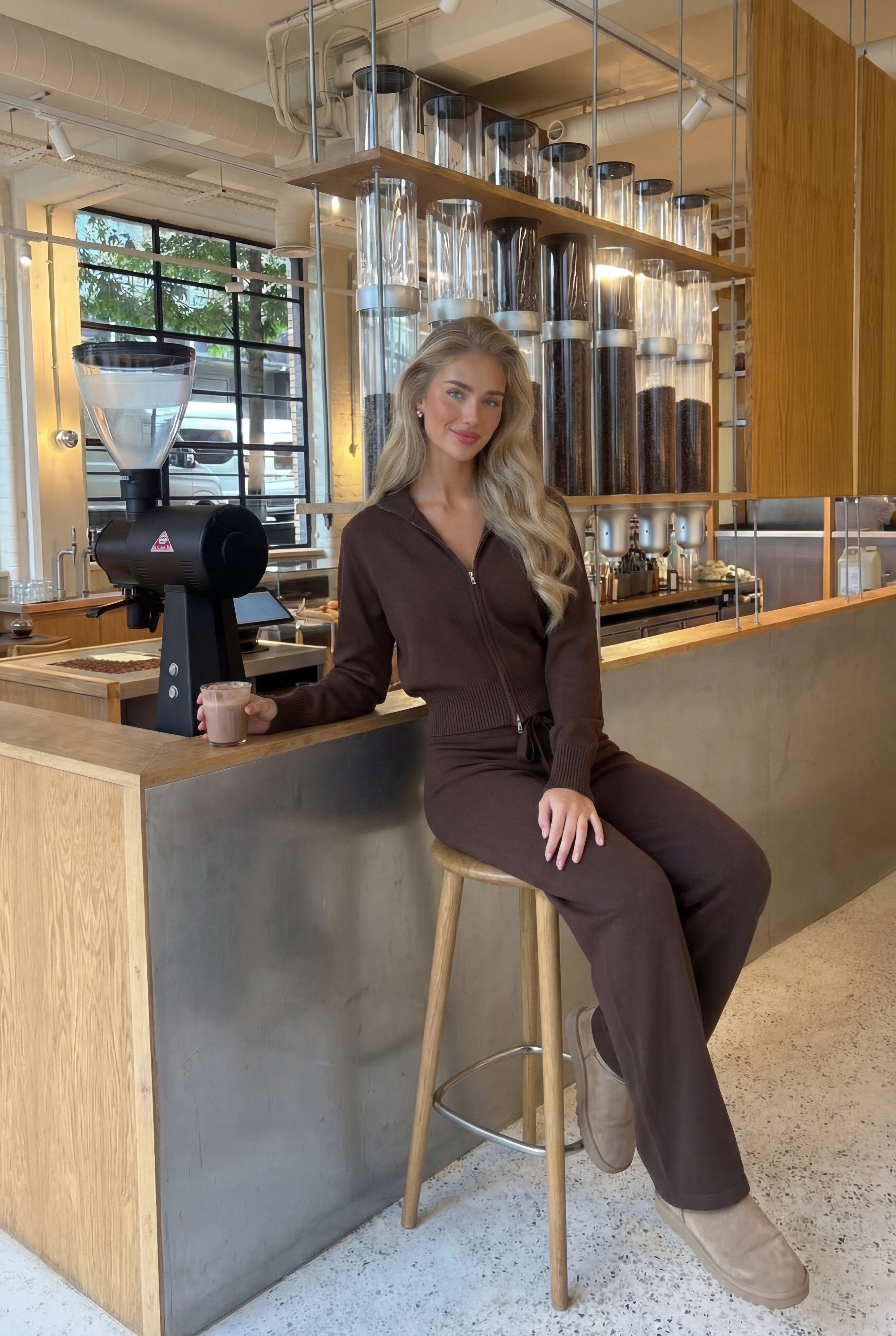 Megztas zip dviejų dalių komplektas