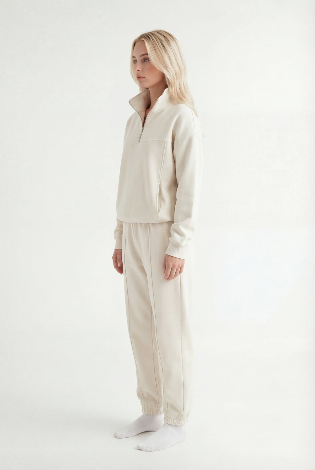 Komplektas su užtrauktuku dviejų dalių